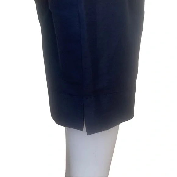 BRYN WALKER Wide Leg Pull On Dark Blue Capri Pants Size Small - Picture 12 of 16